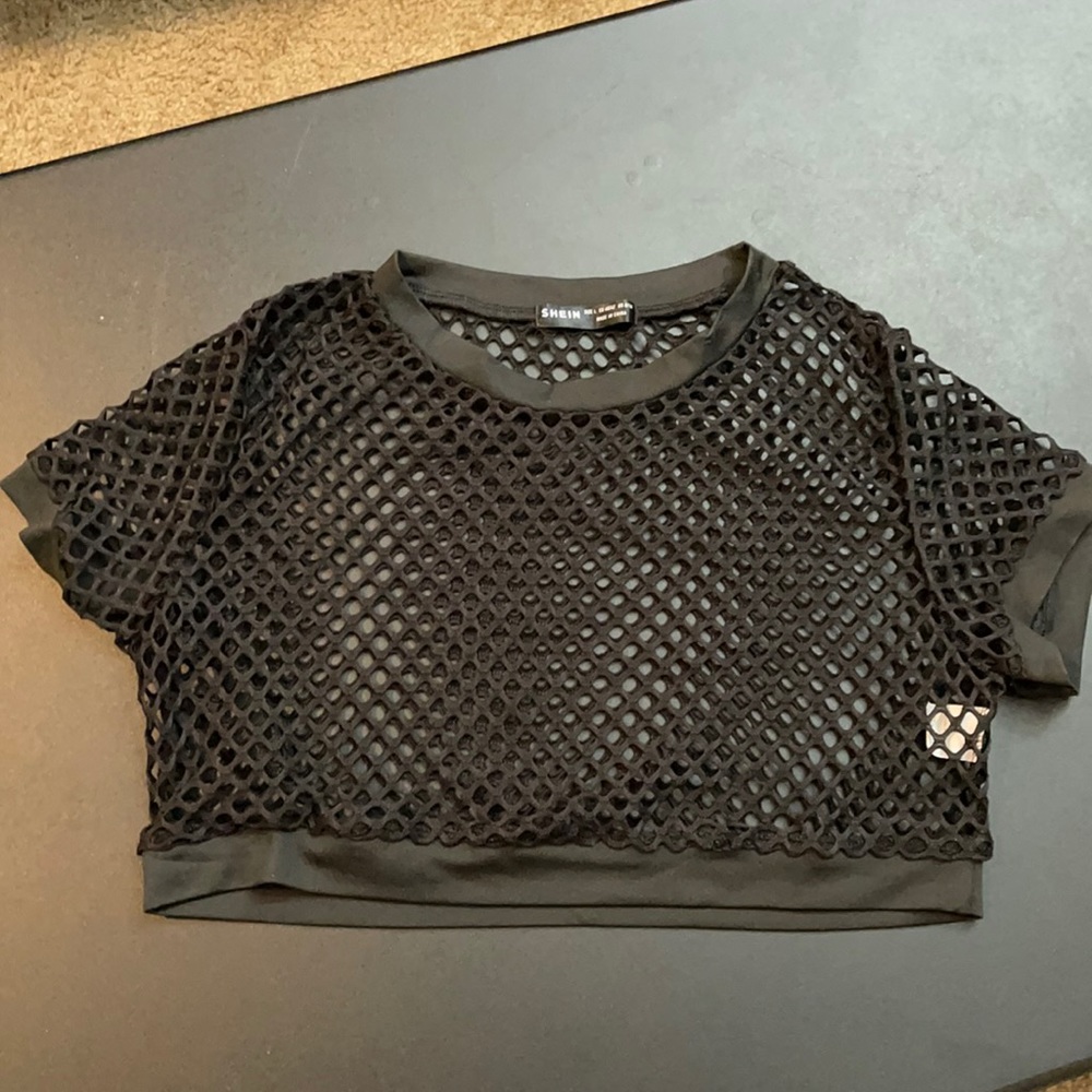 Mesh crop top